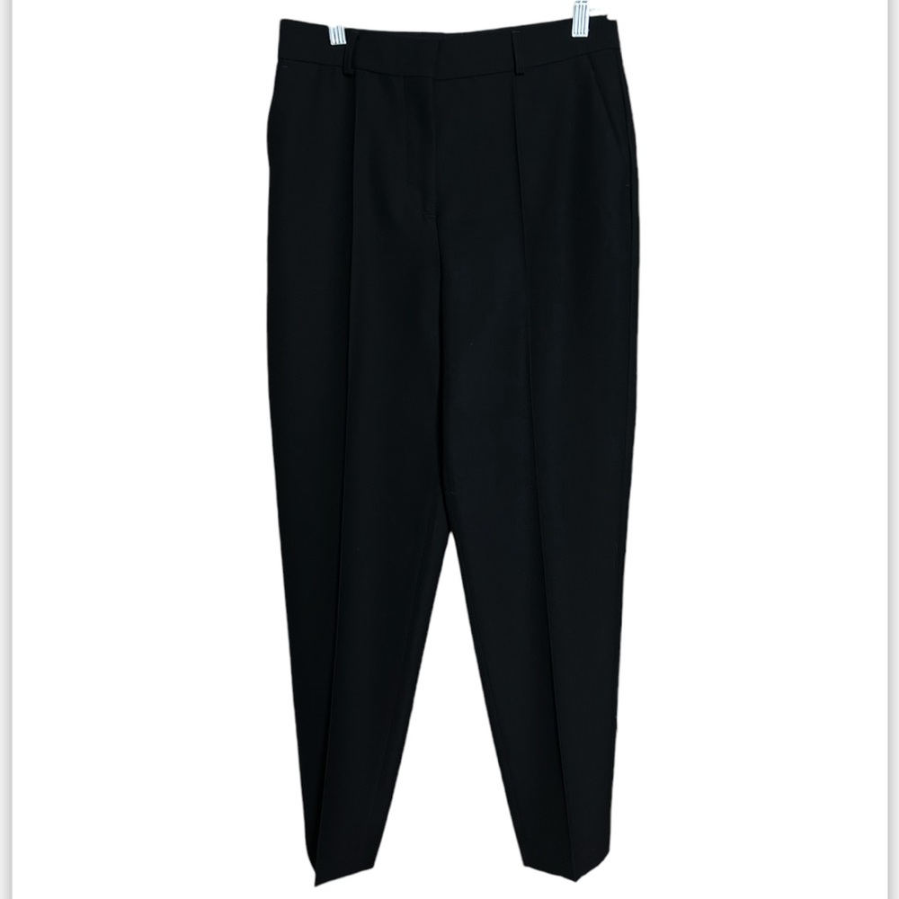 NWOT TOTEME Low-Waist Tailored Trousers in Black Size 34 Tapered XS - Picture 4 of 10
